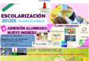 ADMISIÓN Y ESCOLARIZACIÓN
